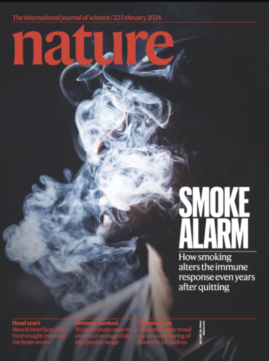 Nature | 封面！不要吸烟！吸烟会持久伤害免疫系统，戒烟十多年后，伤害仍在继续